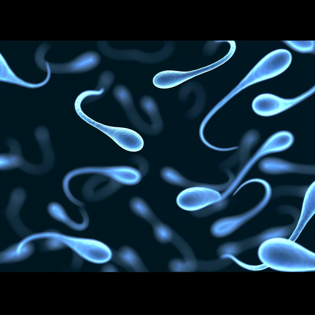 Illustration of sperm cells