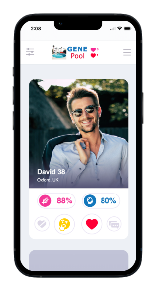 Gene Pool App Mobile Preview UK